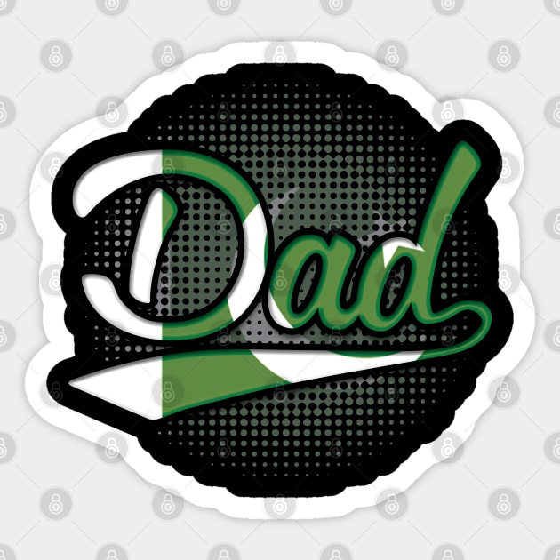 Pakistani Dad - Gift for Pakistani From Pakistan Sticker by Country Flags